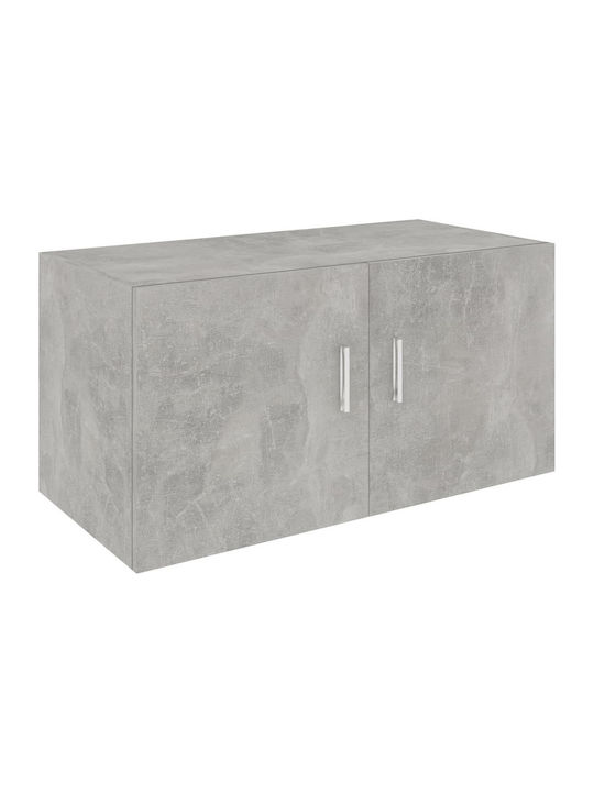 Cabinet Wall Grey Concrete 80x39x40cm