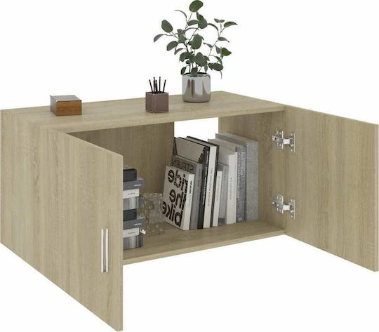 Hängeschrank fürs Wohnzimmer aus Sonoma-Spanplatte 80x39x40 cm