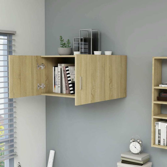 Hängeschrank fürs Wohnzimmer aus Sonoma-Spanplatte 80x39x40 cm