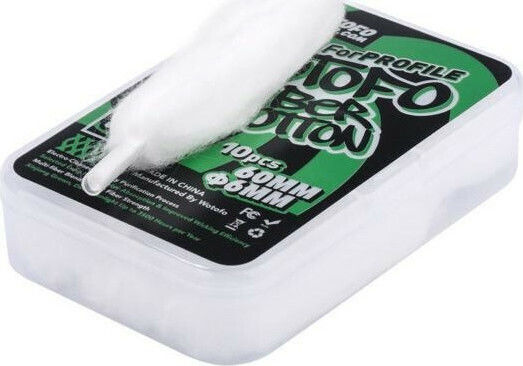 Wotofo Xfiber Agleted Cotton για ατμοποιητές Profile 6mm 10τμχ