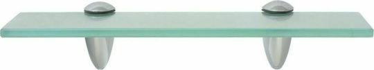 vidaXL An der Wand montiert Badezimmerregal Glas 30x10x0.8cm Transparent
