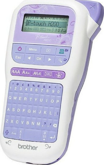 Brother P-Touch H200 Electronic Portable Label Maker Purple