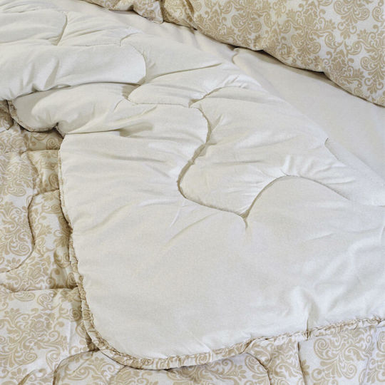 Das Home Комплект Единичен 160x240бр 4691 Бежов 4бр