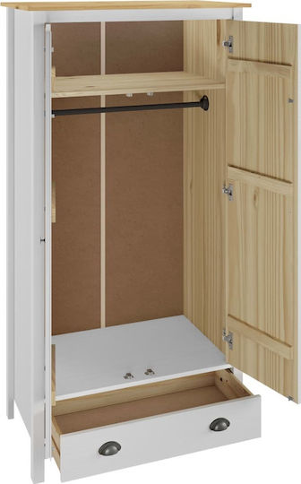 Double Door Wardrobe Hill 89x50x170cm