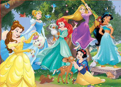 Wooden Kids Puzzle Disney Princess for 6++ Years 100pcs Educa