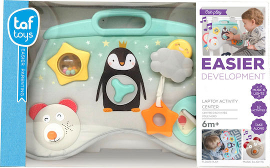 Taf Toys Pendant Toy for Car with Music and Teether Laptoy Activity Center for 0++ Months