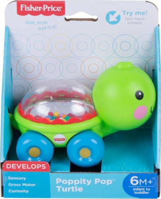 Fisher Price Schiebespielzeug Pull-Along Turtle für 12++ Monate