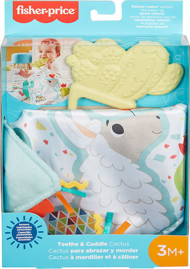 Fisher Price Πανάκι Μωρού Teethe & Cuddle Cactus Πράσινο