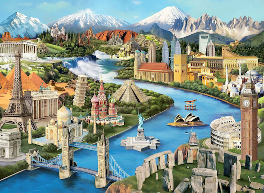 Popular Landmarks Daniela Pirola Puzzle 2D 2000pcs