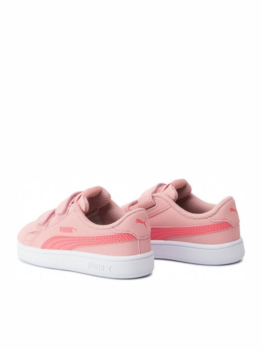 Puma Kids Sneakers Smash Buck with Scratch Pink