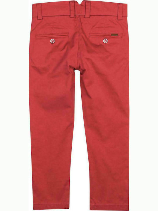 Boboli Boys Fabric Trouser Red