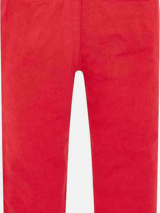 Mayoral Boys Denim Trouser Red