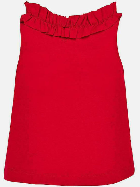 Mayoral Kids Blouse Sleeveless Red