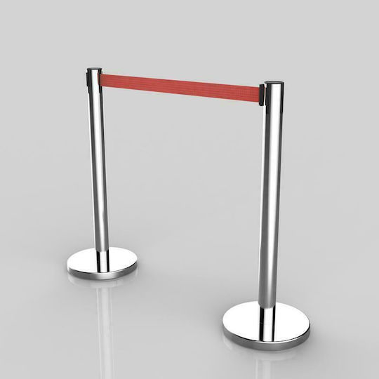 Next Systems Sicherheitsschranke Rot Set mit Gurtband 2mx91cm SR-200-4