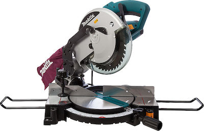 Makita Miter Säge mit Leistung 1500W, Sägeblattdurchmesser 255mm & Schnittgeschwindigkeit 4200Umdrehungen pro Minute