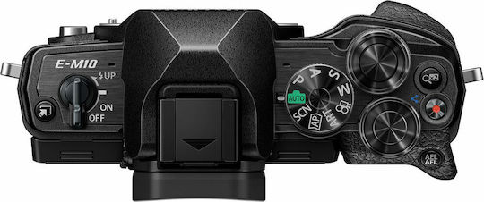 Olympus OM-D E-M10 Mark IV Mirrorless Φωτογραφική Μηχανή Kit (ED 14‑42mm F3.5‑5.6 EZ Pancake) Μαύρη