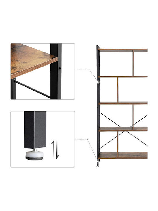 Bookcase Brown 74x30x154.5cm