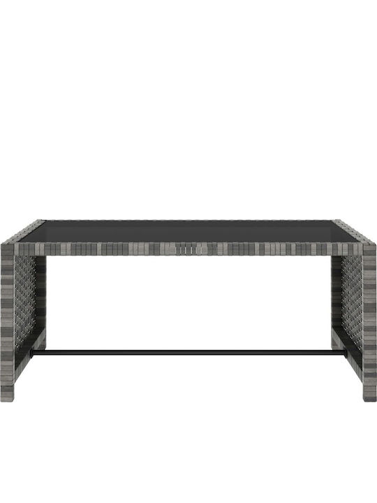 Garden & Outdoor Furniture Sets Living Room Set 2 Pieces Gray with Pillows