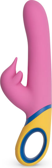 BigBuy PMV20 Copy Dolphin Mini Δονητής Rabbit 3.5cm Pink