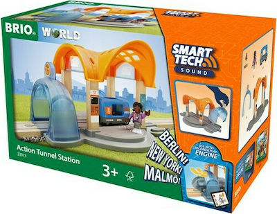 Brio Toys Smart Tech Sound Action Set mit Zug mit Ton und Licht für 3++ Jahre