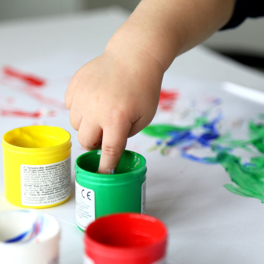 Primo 6 Ditacolor 2+ Finger Paints Set 50ml 6pcs