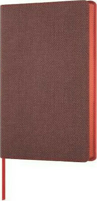 Castelli Harris Notebook A6 Ruled with Elastic Red