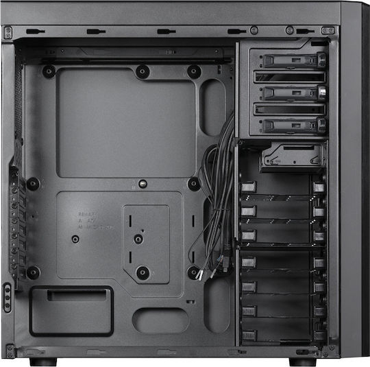 Chieftec CW-01B-OP Midi Tower Κουτί Υπολογιστή Μαύρο