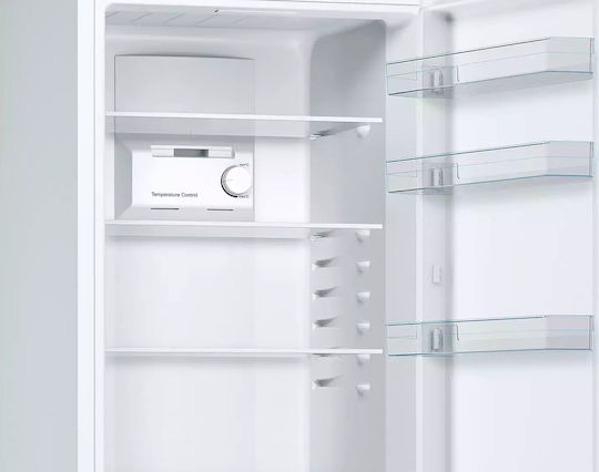Bosch Ψυγειοκαταψύκτης 305lt Total NoFrost Υ186xΠ60xΒ66εκ. Λευκός KGN36NWEA