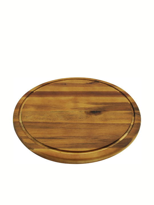 Bisetti Wooden Pizza Serving Platter 30x30x1.5cm