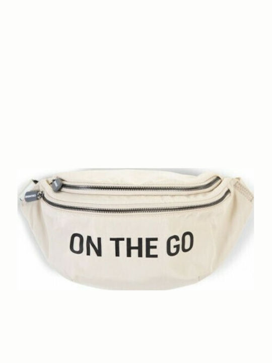 Banana On the Go Γυναικείο Τσαντάκι Μέσης Μπεζ