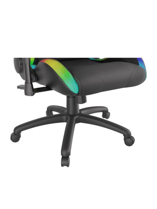 Genesis Trit 500 RGB Καρέκλα Gaming Δερματίνης με RGB Φωτισμό Μαύρη