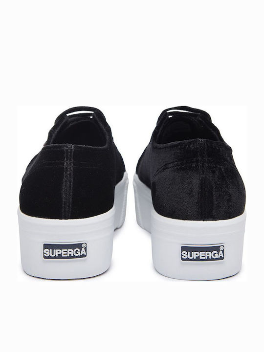 2790 Γυναικεία Flatforms Sneakers Μαύρα