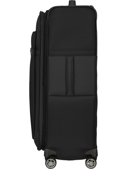 Samsonite Airea Μεγάλη Βαλίτσα Ταξιδίου Υφασμάτινη Μαύρη με 4 Ρόδες Ύψους 78εκ.