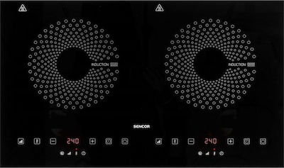 Sencor Countertop Burner Induktion Double Schwarz