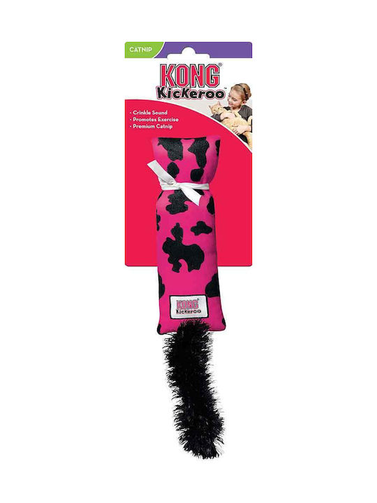 Kong Kickeroo Cat Toy with Catnip Με Catnip Pattern #2 Pink