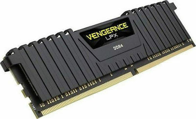 Corsair Vengeance LPX 64GB DDR4 RAM με 2 Modules (2x32GB) και Ταχύτητα 3000 για Desktop