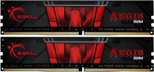 G.Skill Aegis 16GB DDR4 RAM with 2 Modules (2x8GB) and 2400 Speed for Desktop