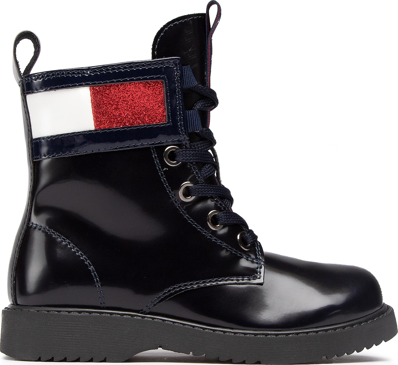 tommy jeans lace up boot