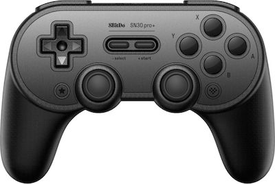 8Bitdo SN30 Pro+ Ασύρματο Gamepad για Android / PC / Switch Black