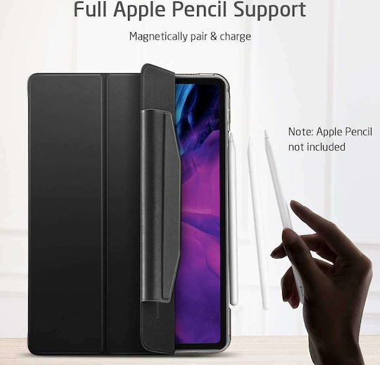 ESR Yippee Clasp Jelly Флип Капак Черен iPad Pro 2020 12,9"