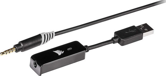 Corsair Void RGB Elite USB Over Ear Gaming Headset με σύνδεση USB