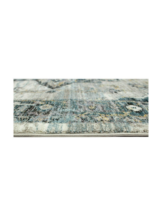 Balsan Χαλί Ορθογώνιο με Κρόσια Grey 133x190cm