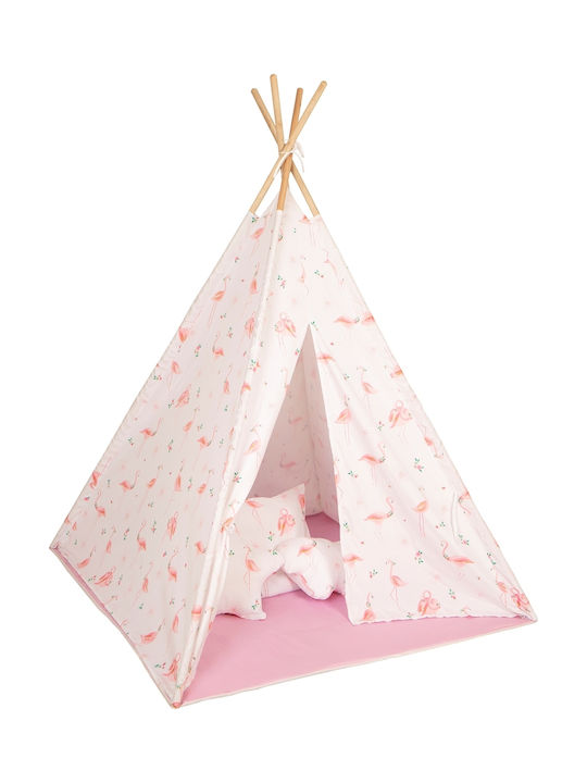 Baby Adventure Kinderzelt Indianisch Flamingo Rosa