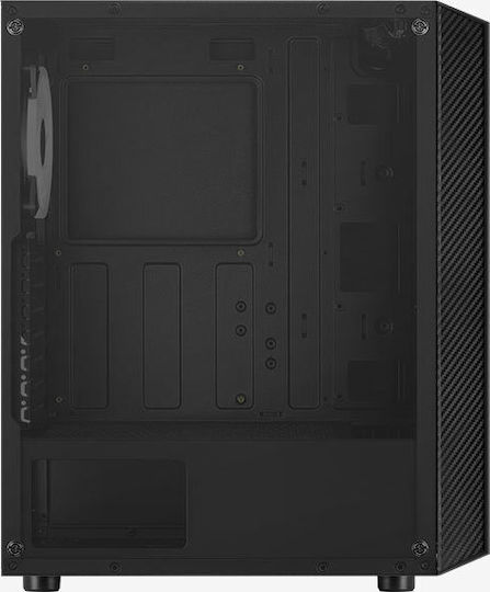 Aerocool Hive ARGB v1 Gaming Midi Tower Κουτί Υπολογιστή με Πλαϊνό Παράθυρο Μαύρο