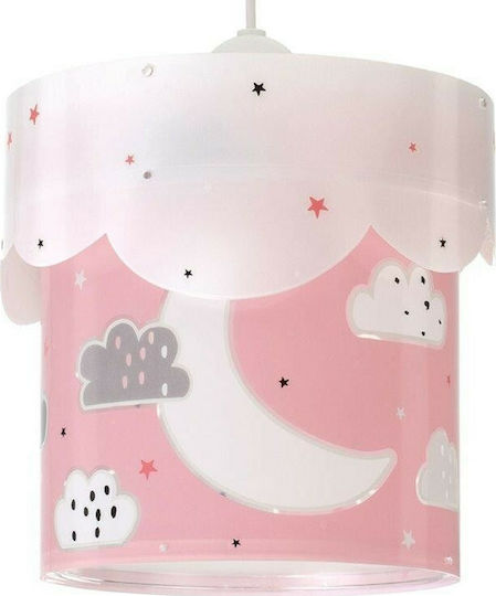 Ango Kids Plastic Single Ceiling Light E27 Moon 23W 33cm
