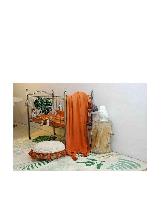Lorena Canals Circle White Terracota Red B50xH50cm