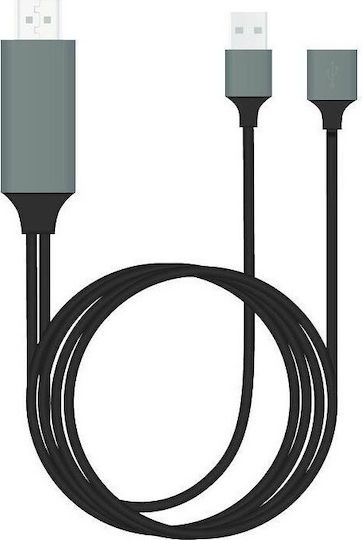 HDMI Cable Male - USB-C Male Length 2m Black