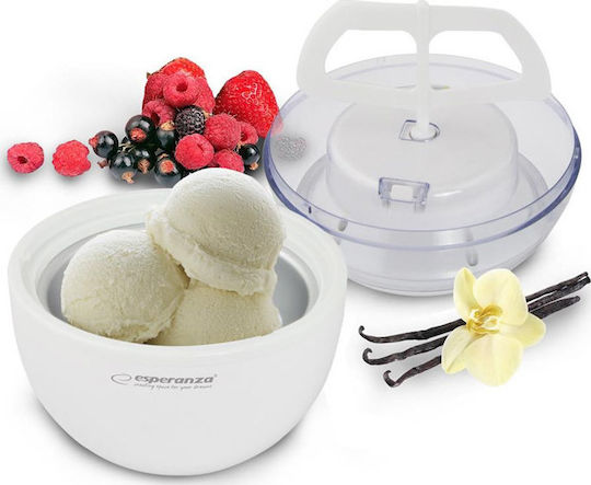 Esperanza Vanilla Παγωτομηχανή 600ml Λευκή