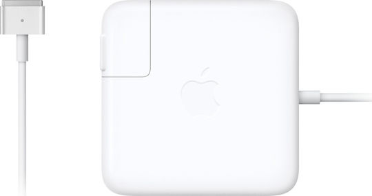 Apple MagSafe 2 Travel Φορτιστής Laptop 60W 16.5V 3.65A για Apple με Αντάπτορα Τροφοδοσίας