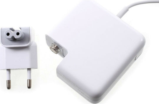 Apple MagSafe 2 Travel Φορτιστής Laptop 60W 16.5V 3.65A για Apple με Αντάπτορα Τροφοδοσίας